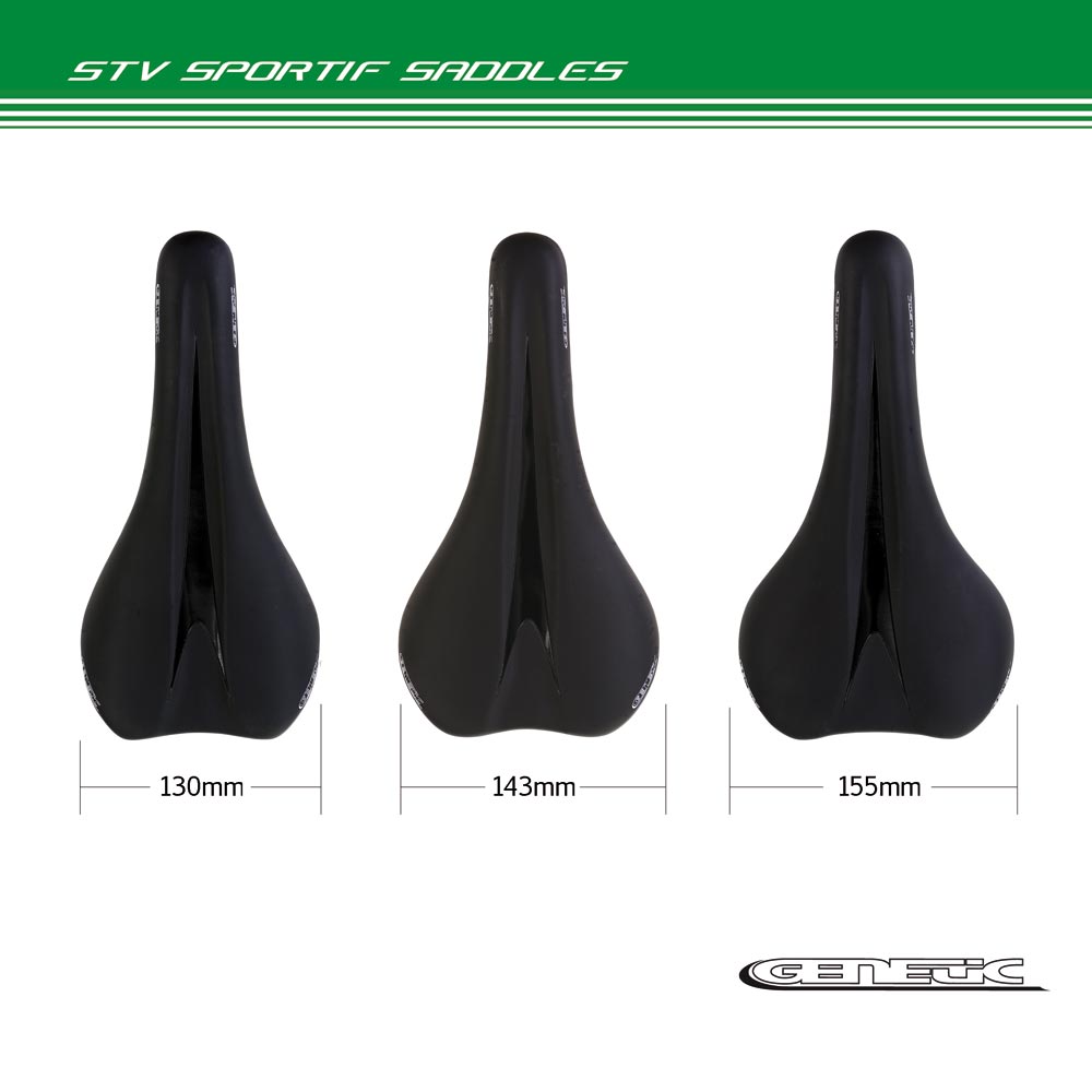 Genetic STV Saddles (130, 143 or 155mm wide)