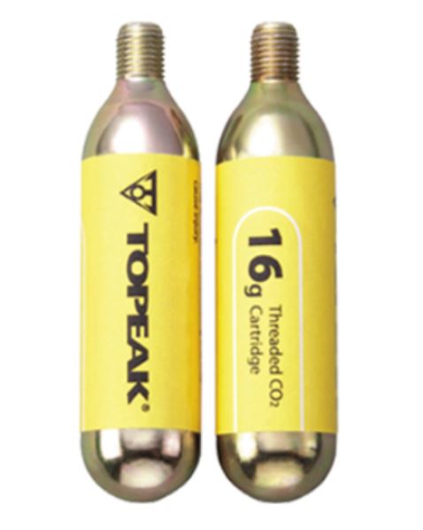 Topeak Threaded CO2 Cartridge for Tyre Inflators - 25G