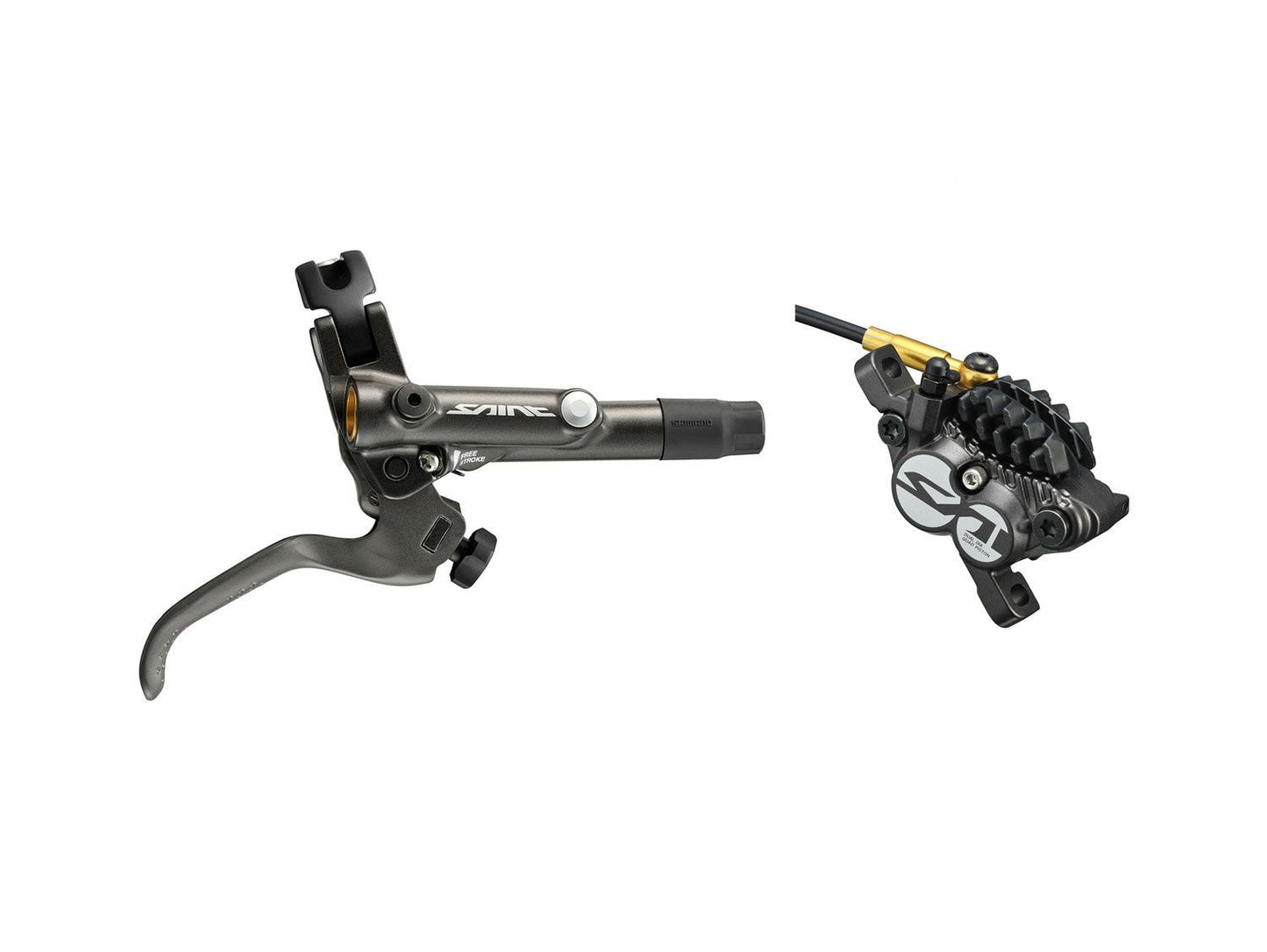 Shimano BR-M820 Saint bled I-spec-B compatible brake with post mount calliper - Rear Left