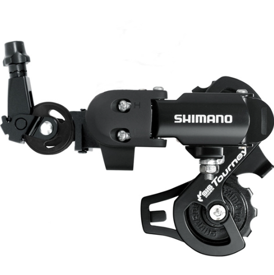 Shimano RD-FT35 6/7-speed rear derailleur with mounting bracket