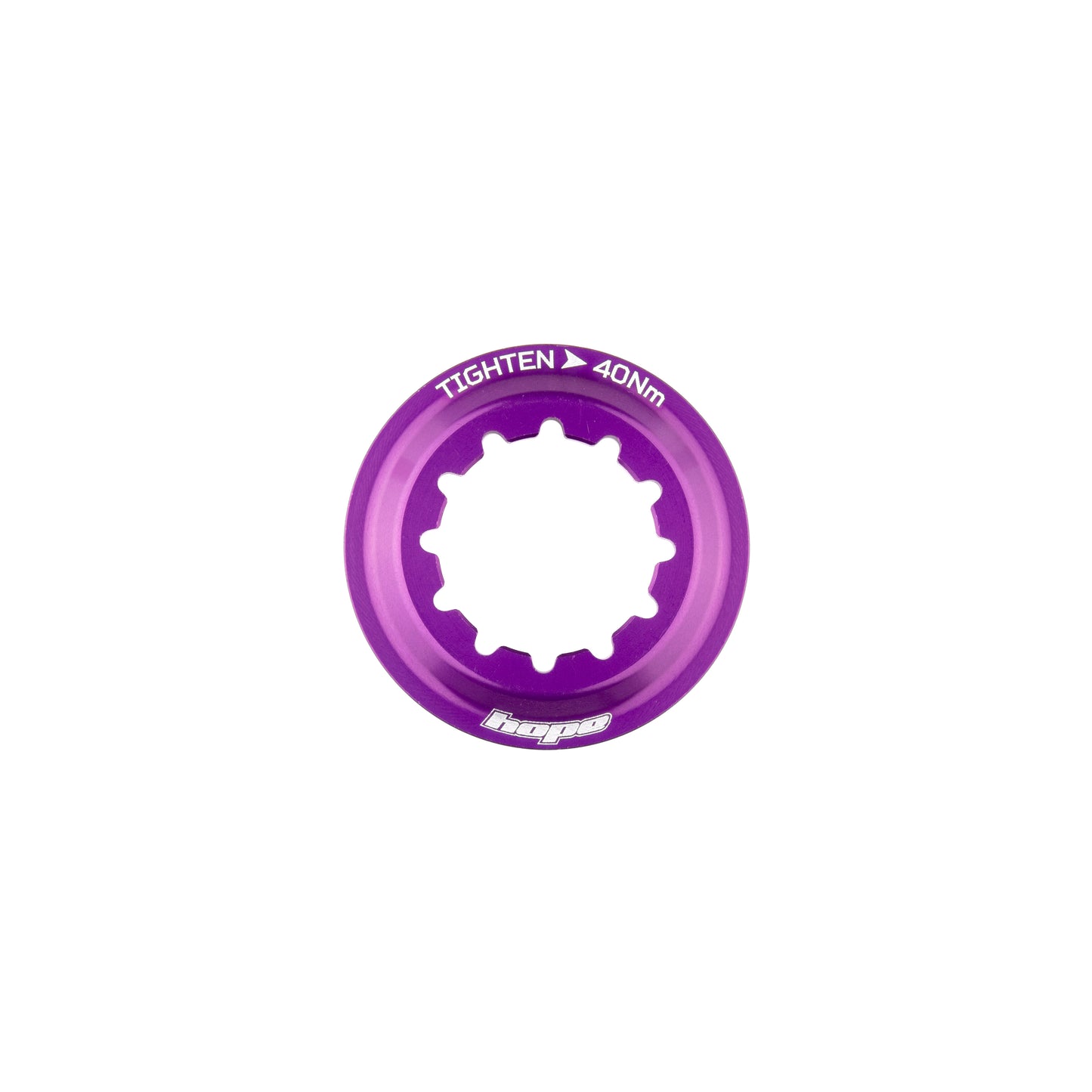 Hope Centre Lock Disc Lockring - Purple