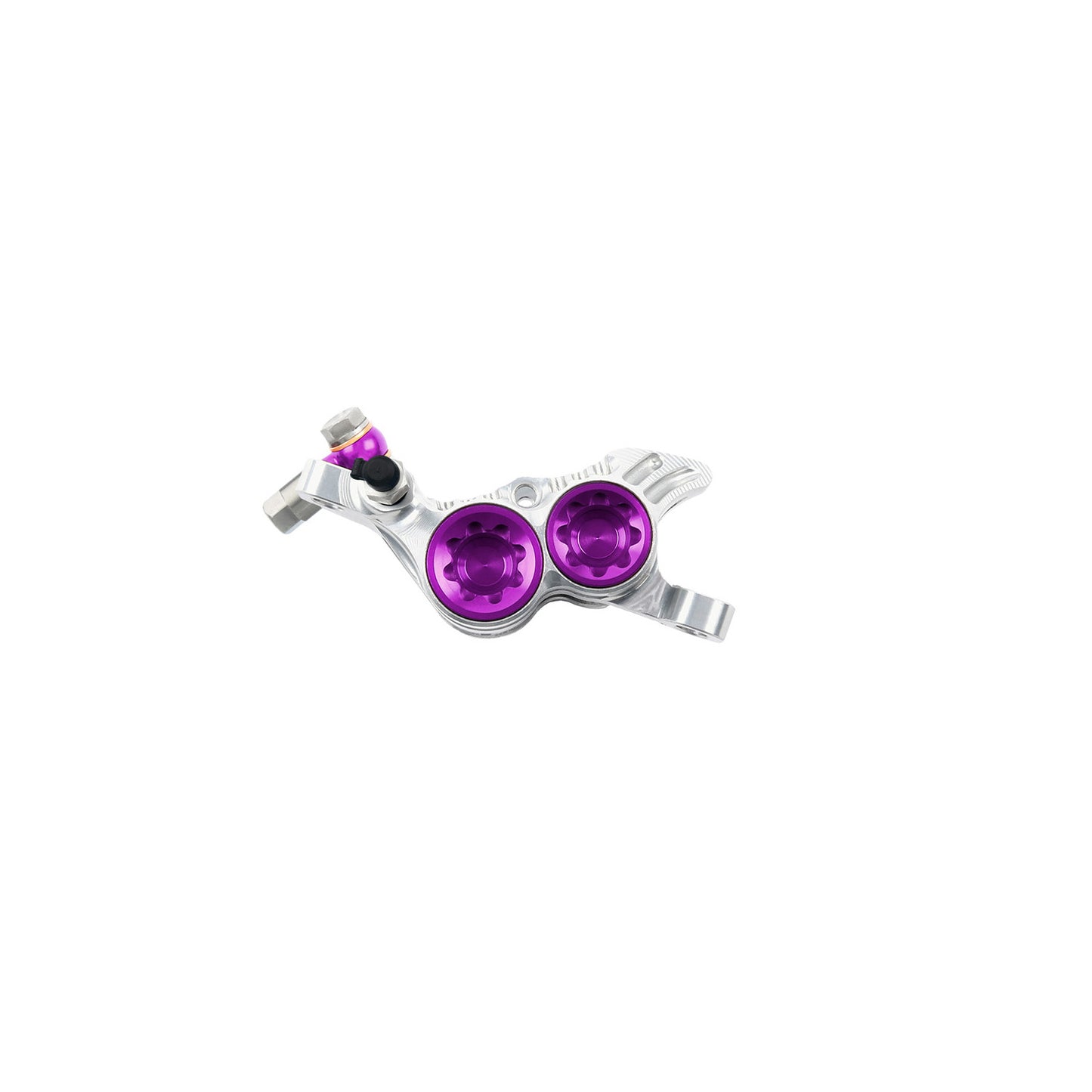 Hope V4 2022 Caliper Complete - Silver/Purple