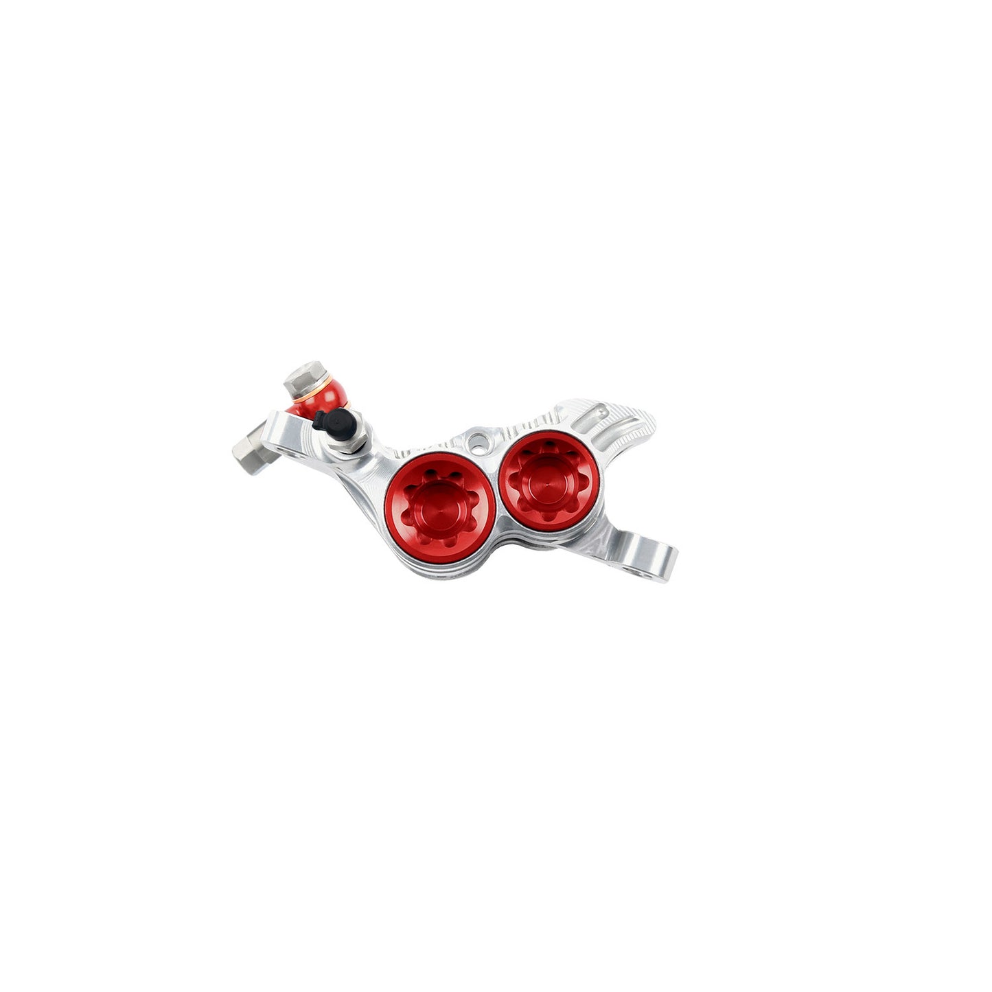 Hope V4 2022 Caliper Complete - Silver/Red