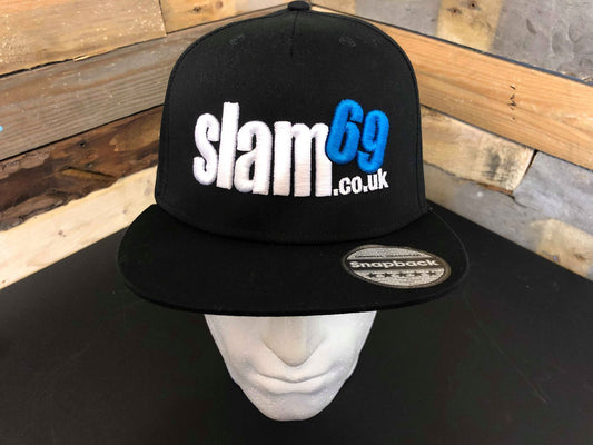 Slam69 5 Panel Snapback Flat Peak Cap
